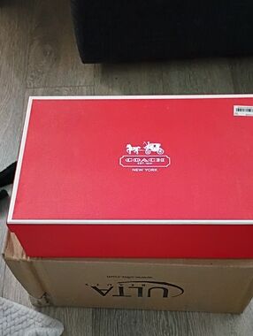 Coach Georgiana Print Python Leather Wedges ....NIB